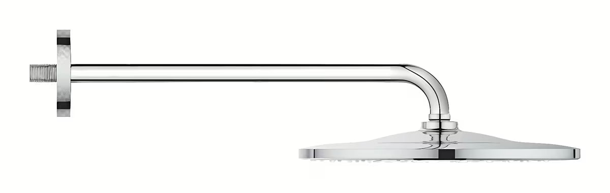 Kromirana nadglavna prha Grohe Rainshower 310 Mono, vključno s stenskim tuš ročajem