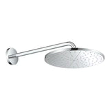 Grohe Rainshower Mono nadglavna prha vključno s pršnim ročajem v krom izvedbi s premerom 31 cm.