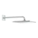 Kromirana nadglavna prha Grohe Rainshower 310 Mono Cube s tuš ročko pro za stensko montažo
