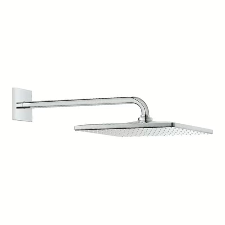 Kromirana nadglavna prha Grohe Rainshower 310 Mono Cube s tuš ročko pro za stensko montažo