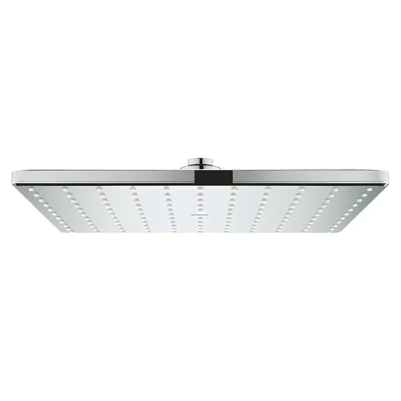 Krom nadglavna prha Grohe Rainshower 310 Mono Cube z oglato obliko in načinom PureRain.