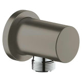 Priključek za Tuš Cev tuši Grohe Rainshower neutral z okroglo rozeto v izvedbi brushed hard graphite