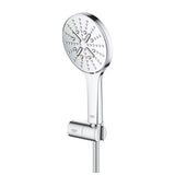 Kromiran tuš set Grohe Rainshower smartactive 130 z ročno prho, držalom in cevjo 1500 mm