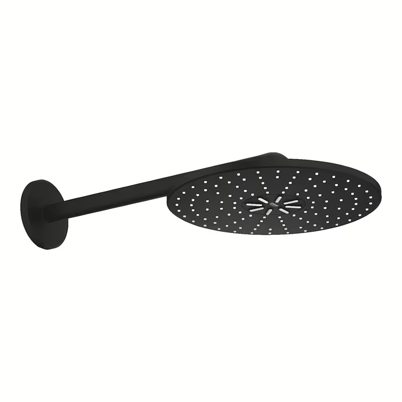 Grohe Rainshower smartactive nadglavna prha z držalom prhe 430 mm v barvi phantom black