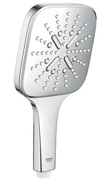 Ročna prha Grohe Rainshower 130 SmartActive Cube v krom izvedbi s tremi načini curka