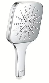 Kromirana ročna prha Grohe Rainshower smartactive Cube s tremi curki in preklopom SmartTip