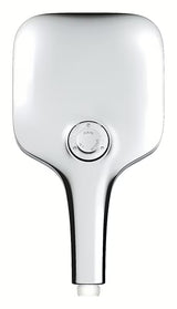 Kromirana ročna prha Grohe Rainshower smartactive Cube s tremi curki in preklopom SmartTip
