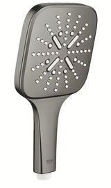 Ročna prha Grohe Rainshower 130 SmartActive Cube v brušeni barvi hard graphite