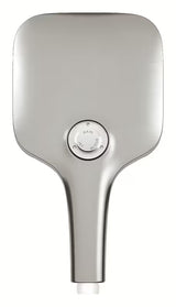 Ročna prha Grohe Rainshower 130 SmartActive Cube v izvedbi supersteel s tremi načini curka.