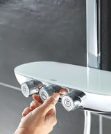 Grohe Rainshower smartcontrol tušni sistem s termostatsko armaturo v kromu z nadglavno prho 360 mm in ročno prho