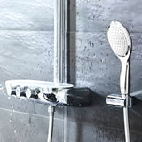 Grohe Rainshower smartcontrol tušni sistem s termostatsko armaturo v kromu z nadglavno prho 360 mm in ročno prho