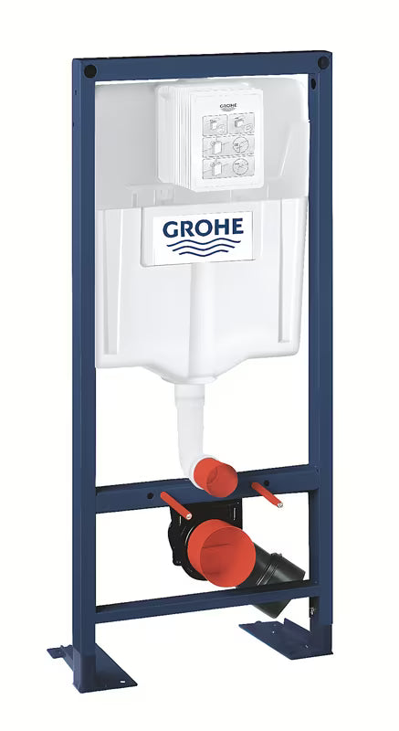 Podometni splakovalnik za WC Grohe Rapid SL s samonosilnim jeklenim okvirjem in kotličkom GD 2