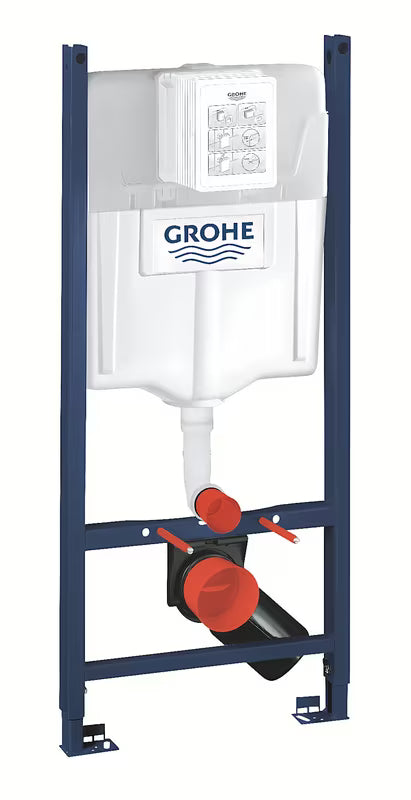 Podometni splakovalnik za WC Grohe Rapid SL z jeklenim okvirjem pro za stensko WC školjko