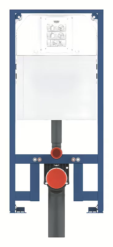 Grohe Rapid SL Slim podometni splakovalnik za WC s predmontiranim jeklenim okvirjem pro za lahke predelne stene