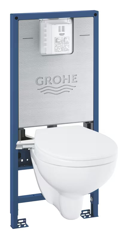 Montažni sistem Grohe Rapid SLX s podometnim splakovalnikom pro viseča WC školjka in pripravo pro za pršno WC školjko