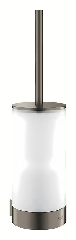 Stenska WC ščetka Grohe Selection v izvedbi krtačen hard graphite s skritim pritrjevanjem