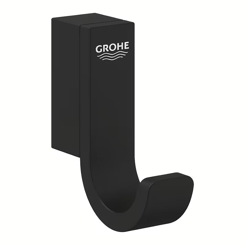 Kavelj za kopalni plašč Grohe Selection v barvi phantom black s skritim pritrjevanjem