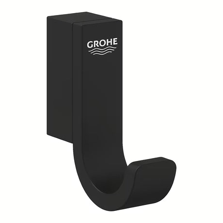 Kavelj za kopalni plašč Grohe Selection v barvi phantom black s skritim pritrjevanjem