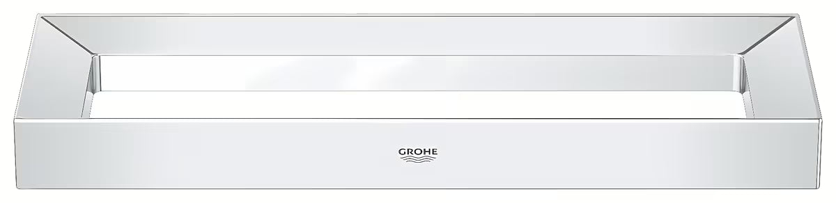Kromiran obroč za brisače Grohe Selection Cube s skritim stenskim pritrjevanjem