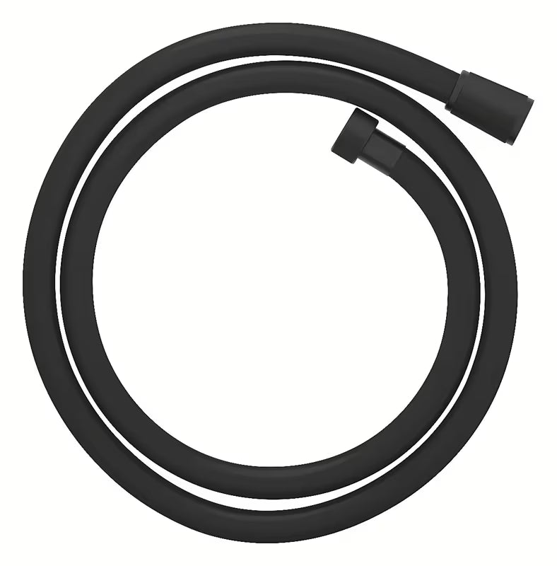 Cev za Tuš Grohe Silverflex v barvi phantom black, dolžina 1250 mm, z zaščito proti zvijanju.