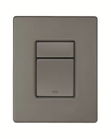 Aktivirna tipka Grohe Skate Cosmopolitan v izvedbi brushed-hard-graphite pro splakovanje WC školjka