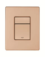 Aktivirna tipka Grohe Skate Cosmopolitan v izvedbi brushed warm sunset pro podometni splakovalniki