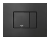 Upravljalna splakovalna tipka Grohe Skate Cosmopolitan v izvedbi phantom black z mat površino