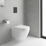 Upravljalna splakovalna tipka Grohe Skate Cosmopolitan v izvedbi phantom black z mat površino