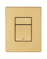 Aktivirna tipka Grohe Skate Cosmopolitan u izvedbi cool sunrise brushed pro 2-količinsko ispiranje ili start/stop.