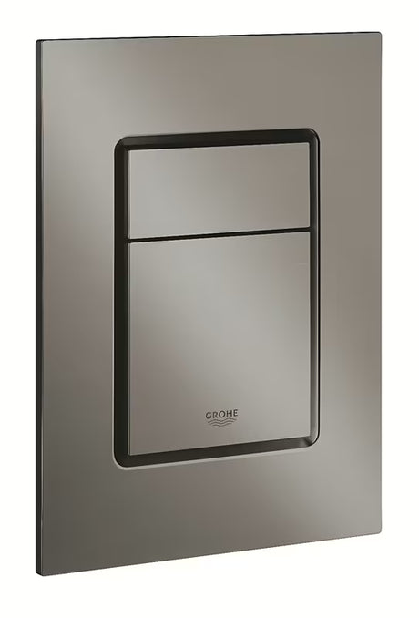 Splakovalna tipka Grohe Skate Cosmopolitan S v barvi krtačeno Hard Graphite pro podometne splakovalniki