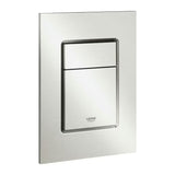 Splakovalna tipka Grohe Skate Cosmopolitan S v mat izvedbi stainless pro podometne splakovalniki