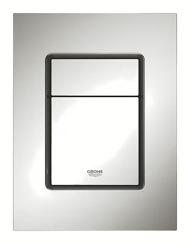 Splakovalna tipka Grohe Skate Cosmopolitan S v mat izvedbi stainless pro podometne splakovalniki