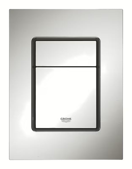 Splakovalna tipka Grohe Skate Cosmopolitan S v mat izvedbi stainless pro podometne splakovalniki
