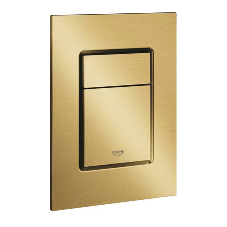 Ispirna tipka Grohe Skate Cosmopolitan S u izvedbi brušeni Cool Sunrise pro podometne splakovalniki