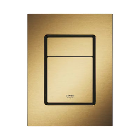 Ispirna tipka Grohe Skate Cosmopolitan S u izvedbi brušeni Cool Sunrise pro podometne splakovalniki