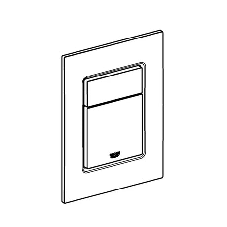 Ispirna tipka Grohe Skate Cosmopolitan S u izvedbi brušeni Cool Sunrise pro podometne splakovalniki