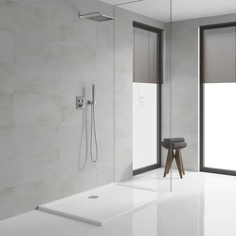 Kromirana podometna termostatska armatura za tuš Grohe Grohtherm smartcontrol s tipkovnim upravljanjem