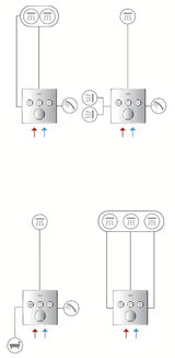 Podometna termostatska armatura za tuš Grohe Smart Control v krom izvedbi z upravljanjem smartcontrol