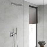 Podometna armatura za tuš Grohe Smart Control v krom izvedbi z upravljanjem smartcontrol in dvema izhodoma.