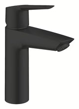 Umivalniška enoročna armatura Grohe Start v izvedbi matte black s srednje visokim izlivom