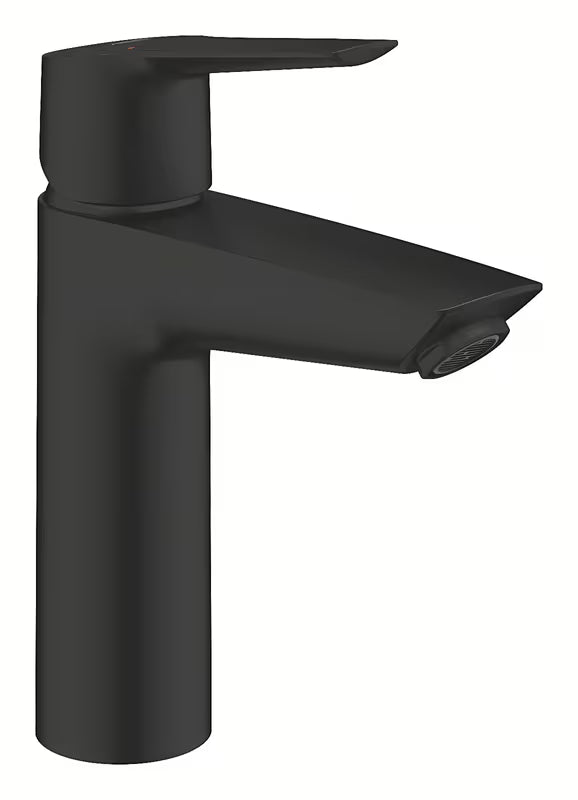Umivalniška enoročna armatura Grohe Start v izvedbi matte black s srednje visokim izlivom