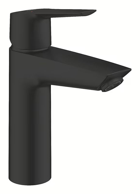 Umivalniška enoročna armatura Grohe Start v izvedbi matte black s srednje visokim izlivom