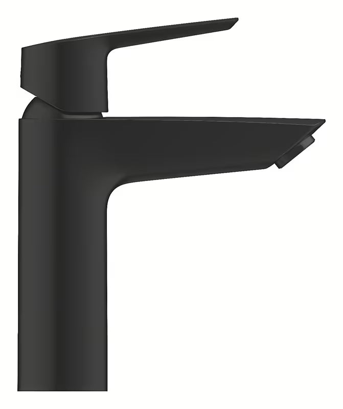 Umivalniška enoročna armatura Grohe Start v izvedbi matte black s srednje visokim izlivom