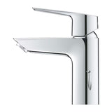 Kromirana umivalniška enoročna armatura Grohe Start z odtokom pro za enoodprtinsko montažo