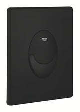 Aktivirna tipka Grohe Start v mat črni barvi phantom black pro 2-količinsko splakovanje in start/stop