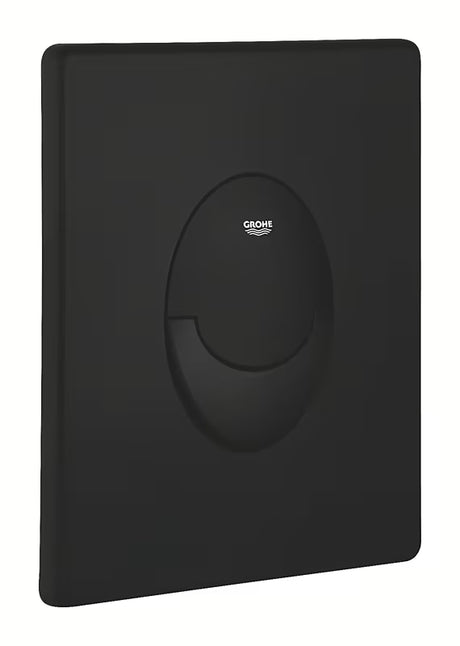 Aktivirna tipka Grohe Start v mat črni barvi phantom black pro 2-količinsko splakovanje in start/stop