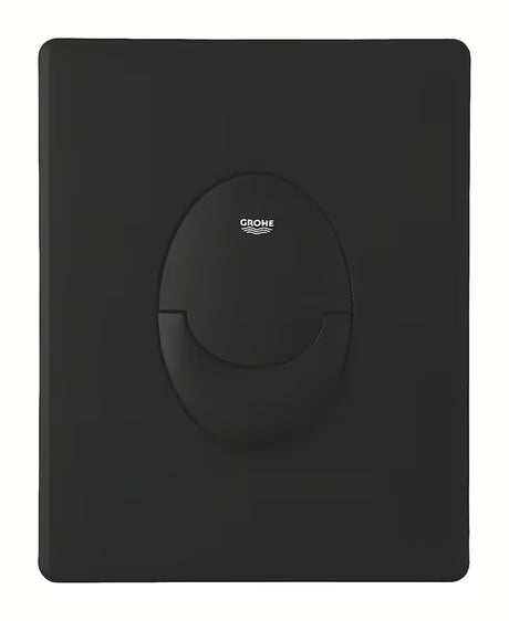 Aktivirna tipka Grohe Start v mat črni barvi phantom black pro 2-količinsko splakovanje in start/stop