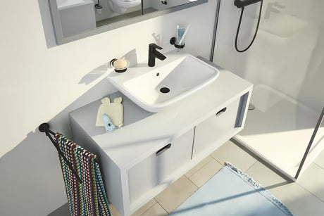 Grohe Start držalo za brisače v mat črni barvi z dvema vrtljivima drogoma in skritim pritrjevanjem