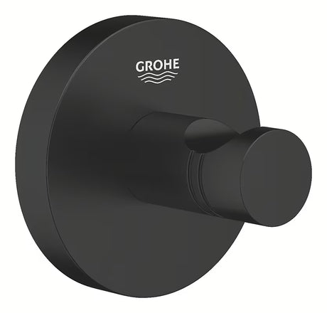 Kovinski kavelj Grohe Start Accessories v krom izvedbi s skritim pritrjevanjem.