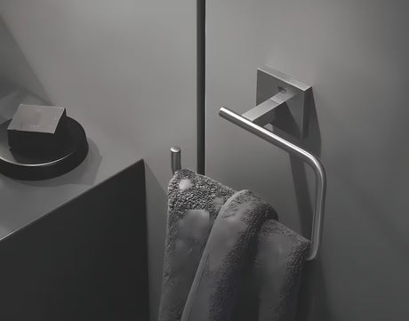 Držalo za Brisače Grohe Start Cube Accessories v izvedbi supersteel s skritim pritrjevanjem